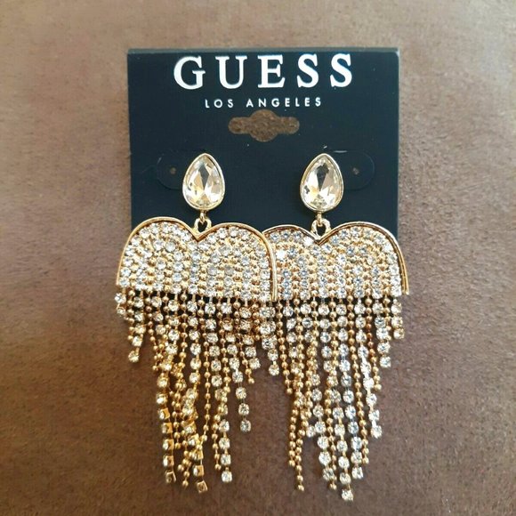 Guess Jewelry - Guess Shimmery Dangle Earrings-NEW